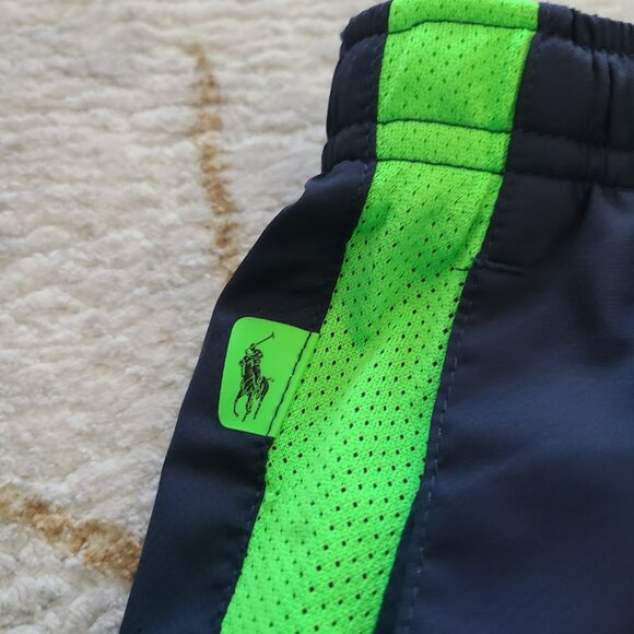 Polo Sport Ralph Lauren lined performance shorts men's size XL Navy-green - Picture 8 of 11